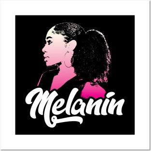 Melanin Pride Black Girl Magic Black Queen Melanin Queen Black History Month Gift Posters and Art